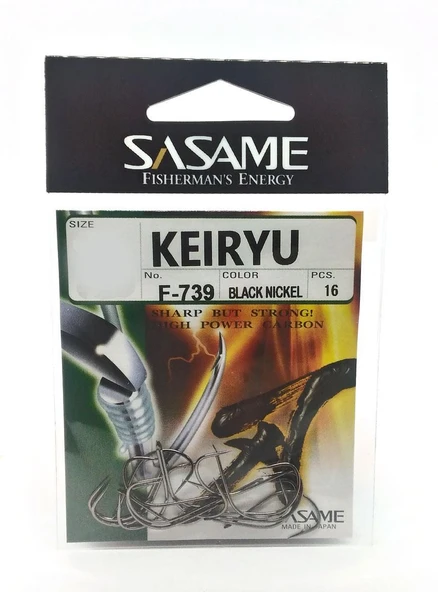 Sasame Keiryu F 739 Black Nikel Olta İğnesi - 3