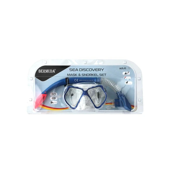 Bermuda Safari Sea Discovery Maske Şnorkel Set - 10