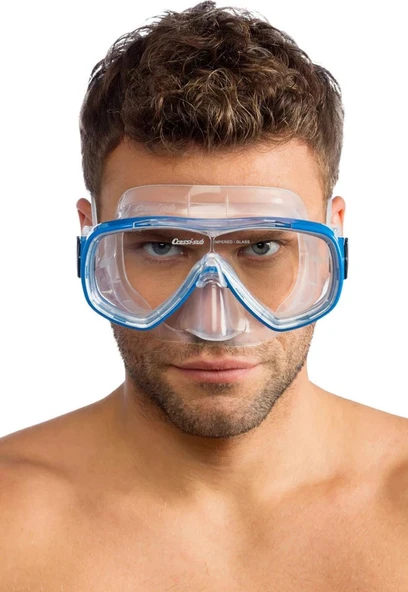 Cressi Rondinella Palet Maske Şnorkel Seti Aquamarine 45-46 - 7