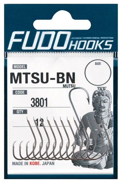 Fudo 3801 MTSU-BN Mutsu Black Nikel Olta İğnesi - 4