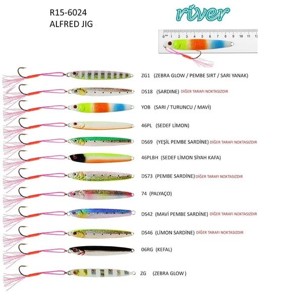 River Alfred Jig Lure Baby Jig 20 Gr ürün görseli