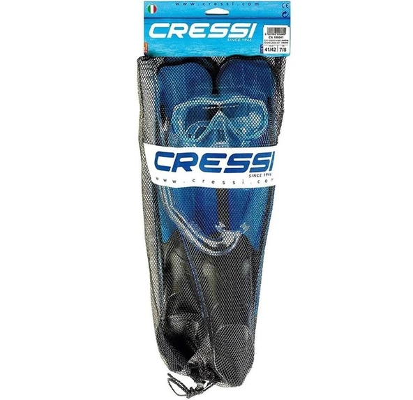 Cressi Rondinella Palet Maske Şnorkel Seti Aquamarine 41-42 - 10