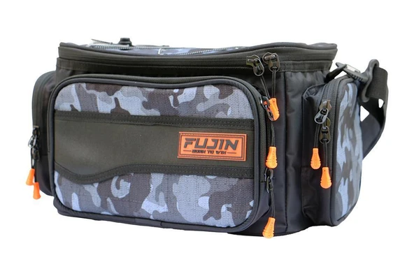 Fujin Black Camo Helper Bag - Balıkçı Çantası - 10