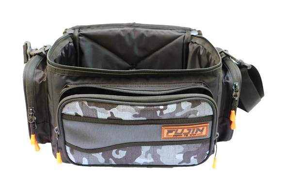 Fujin Black Camo Helper Bag - Balıkçı Çantası - 6