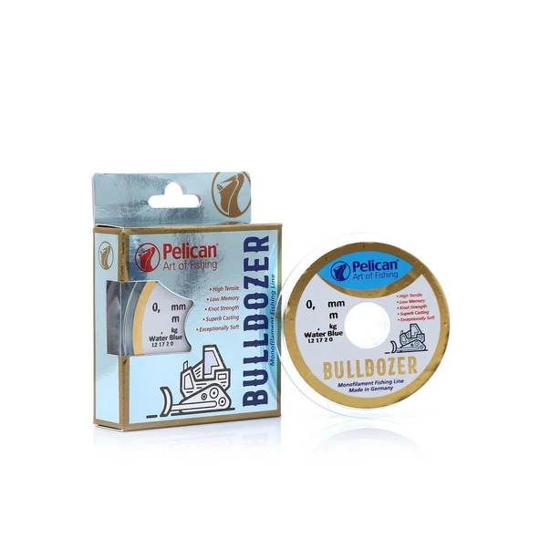 Pelican Bulldozer Water Blue Monoflament Olta Misinası 150mt - 2