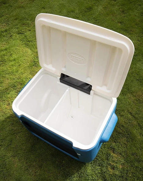 Coleman Poly-Lite Wheeled Mesh 50 QT Tekerlekli Soğutucu Buzluk 47.3 Lt - 12