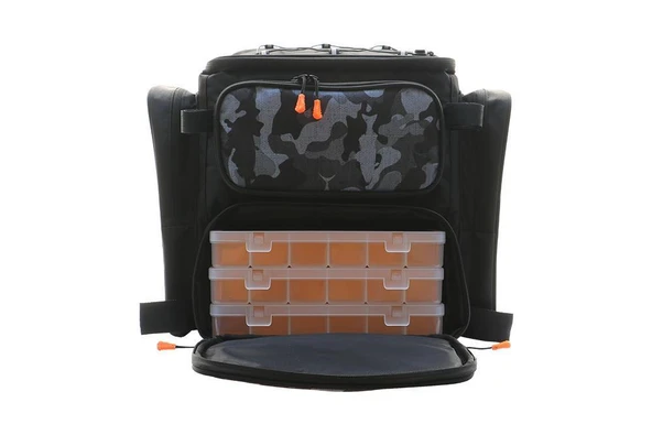 Fujin Black Camo Back Pack - Balıkçı Sırt Çantası - 2