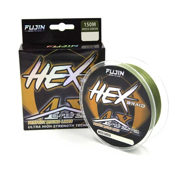 Fujin Hex Braid x4 Moss Green PE İp Olta Misinası 150mt - 2