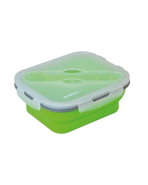 Nurgaz Silikon Katlanabilir Tek Gözlü Yemek Seti - 6