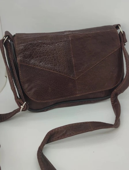 Deri Yumuşak Çapraz Çanta - Resim 2