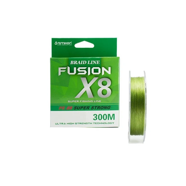 Remixon Fusion x8 Green İp Olta Misinası 300 mt - 2