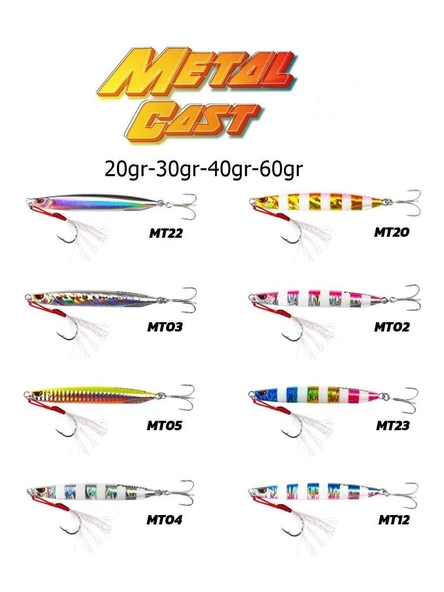 Fujin Metal Cast Jig Metal Yem  KEİMURA SHİRASI 20 Gr