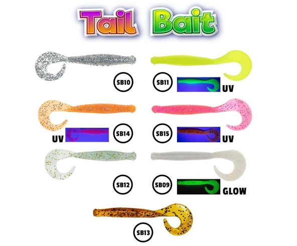 Fujin Tail Bait 105 mm Silikon Balık ürün görseli