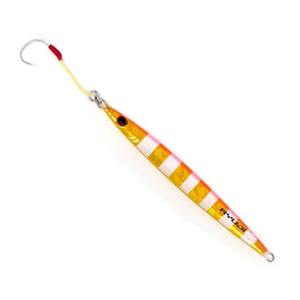 Ryuji Slim Jig Yem  ZEBRA GLOW 160 Gr - Resim 6