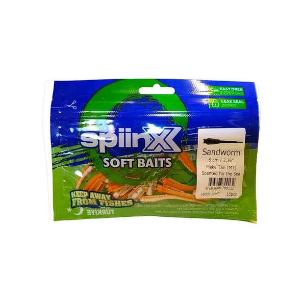 Spiinx Sandworm Silikon 6cm Lrf Silikon Yem - Resim 10
