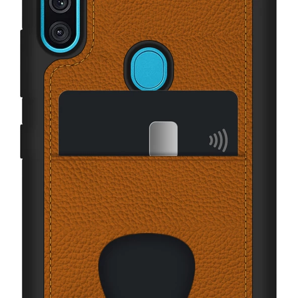 FitCase Samsung Galaxy A11 / M11 Kılıf Proda Deri Tek Kartlık Cepli Kapak - 10