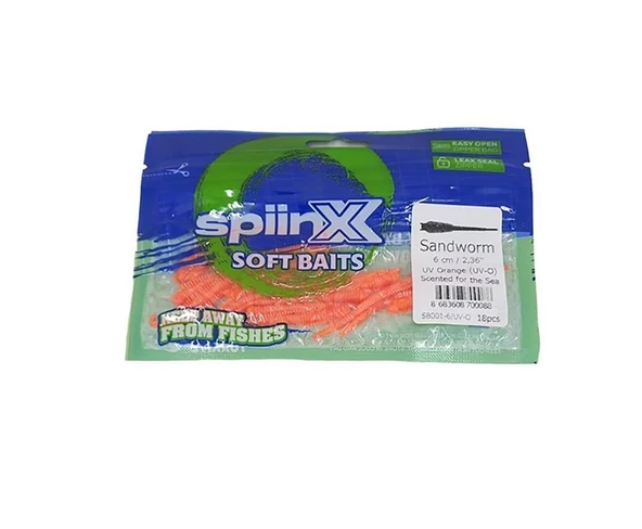 Spiinx Sandworm Silikon 6cm Lrf Silikon Yem - Resim 7