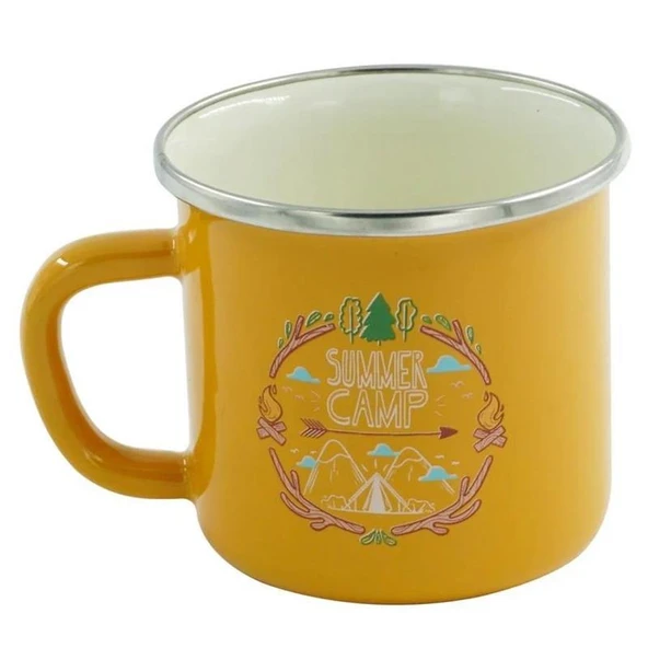 Orcamp Retro Emaye Kupa Bardak 330 cc [Summer Camp] - 4