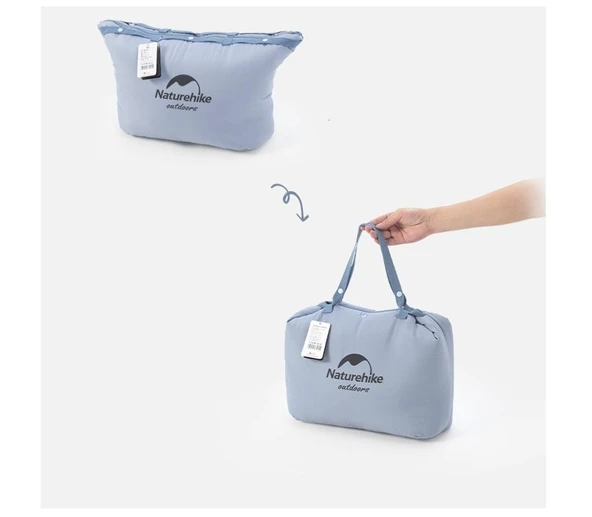 Naturehike C300 UltraLight Pamuklu Uyku Tulumu -13°C ( Çocuk ) MAVİ Left - 5