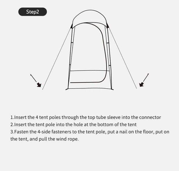 Naturehike WC & Duş & Giyinme Çadırı - 10