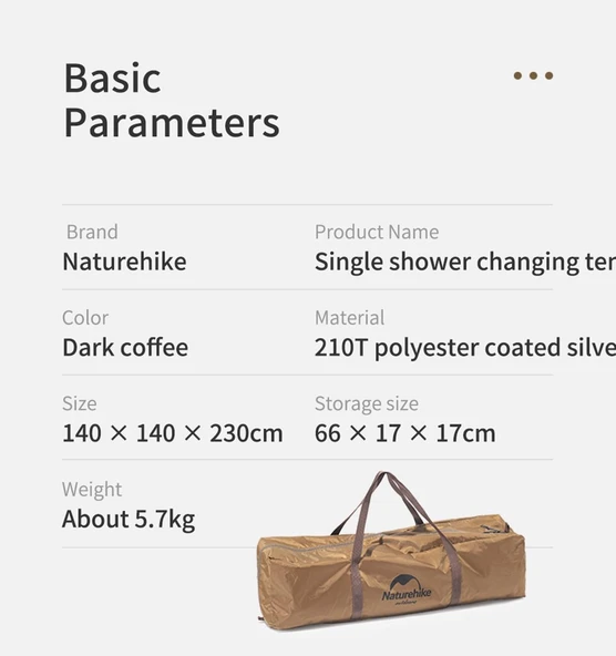 Naturehike WC & Duş & Giyinme Çadırı - 9