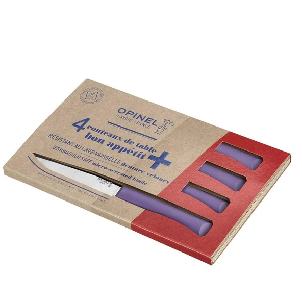 Opinel Bon Appetit 4 Parça Paslanmaz Sofra Bıçağı - 10