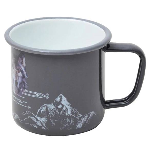 Campout Emaye Kupa Gri - 2