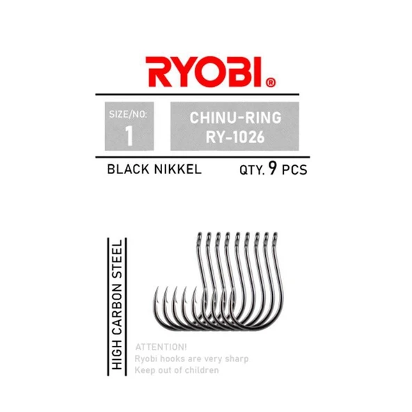 Ryobi Chinu-Ring RY-1026 Black Nickel Olta İğnesi - 4