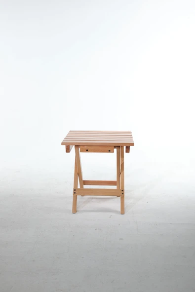 WoodenWorker Katlanır Sehpa Ahşap - 3