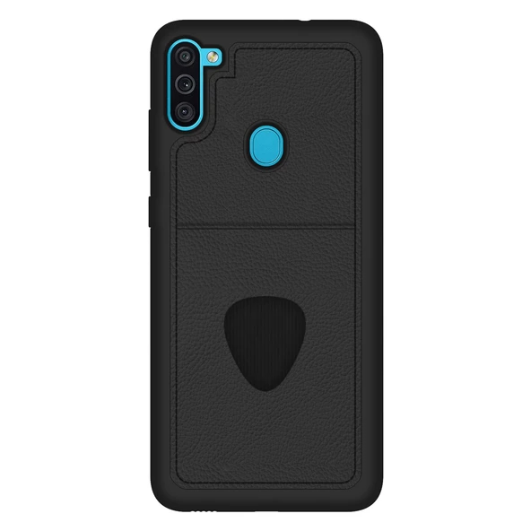 FitCase Samsung Galaxy A11 / M11 Kılıf Proda Deri Tek Kartlık Cepli Kapak - 4