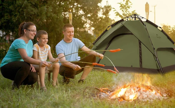 Naturehike 4 Kişilik Otomatik Kamp Çadırı - 8