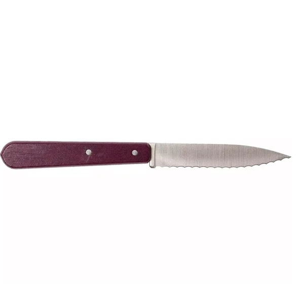 Opinel Essential No:113 Paslanmaz Çelik Tırtıklı Soyma Bıçağı - 10