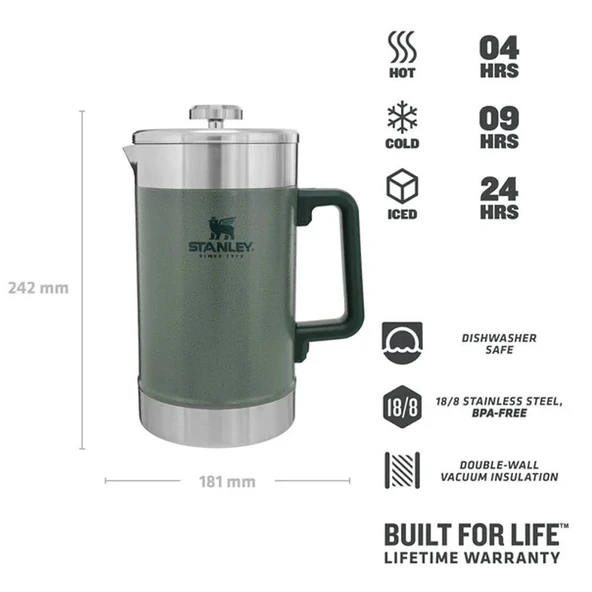 Stanley Klasik French Press Termos 1.4 Lt - 11