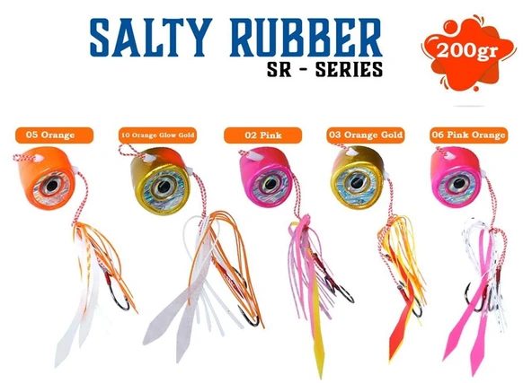Fujin Salty Rubber 200 gr SR Serisi Tai Rubber Set - Resim 7