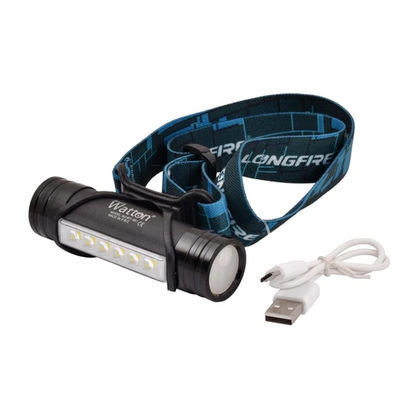 Black Watton Mobile PowerBank Kafa Feneri - 10