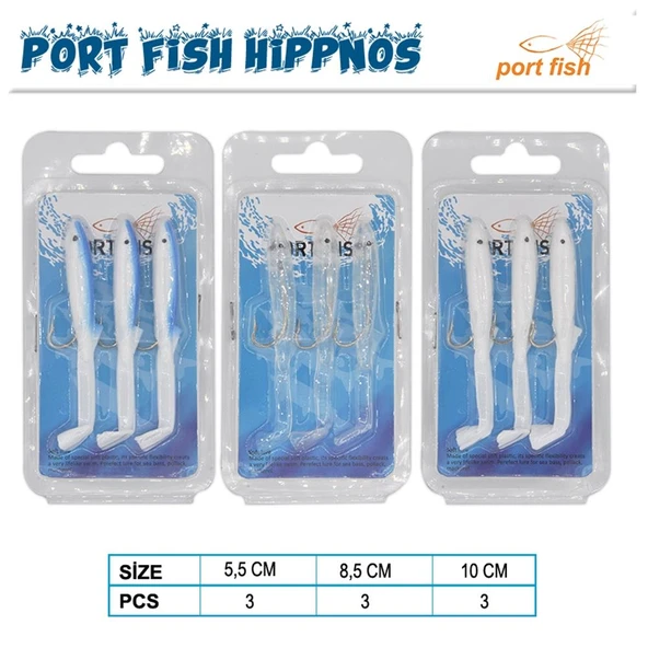 Portfish Hippnos 10,5cm Raglou Silikon Yem - Resim 2
