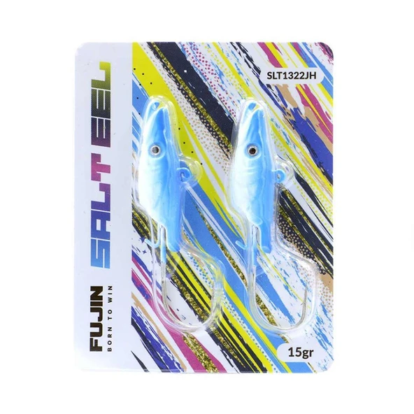 Fujin Salt Eel 15gr Jighead - Resim 2