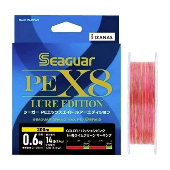 SeaGuar Lure Edition Grandmax PE 8 Örgü Multi Color Spin İp Misina 150 mt - 3