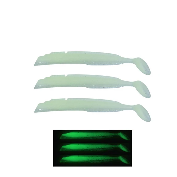 Fujin Salt Eel Body 10cm x3 Silikon Yem Gövde - Resim 6