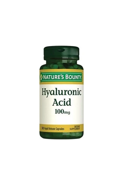 Nature's Bounty Hyaluronic Acid 100 mg 30 Kapsül