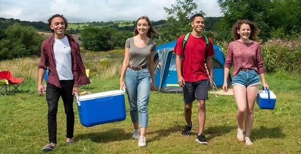 Coleman 3-Piece Cooler Combo 48 QT 45.4 Lt BL Combo 5 QT 3 Gal. C002 Buzluk Set - 9