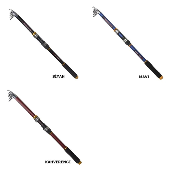 Remixon Awacks 40-100gr Teleskopik Olta Kamışı  MAVİ 270 CM - 4