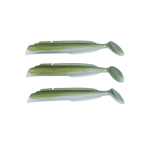 Fujin Salt Eel Body 10cm x3 Silikon Yem Gövde - Resim 7