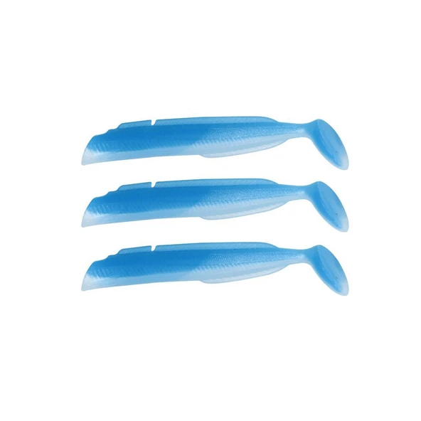 Fujin Salt Eel Body 10cm x3 Silikon Yem Gövde - Resim 2