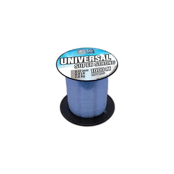 Asso Universal Süper Strong Monofilament Misina Mavi 1000 mt - 2