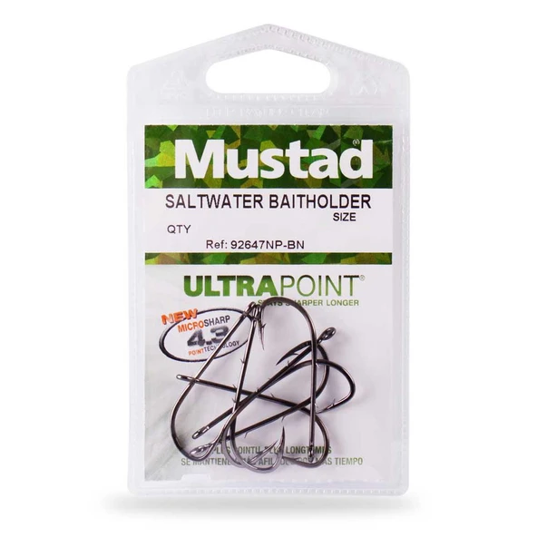 Mustad 92647NP-BN Olta İğnesi  Black Nickel NO:1 - 3
