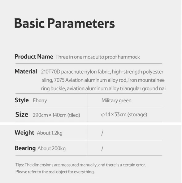 Naturehike DC-C06 Flyingboat-02 3IN1 Cibinlikli Sivrisinek Önleyici Hamak - 12