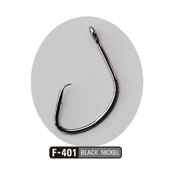 Sasame F-401 Light Ciircle TW Olta İğnesi  Black Nickel NO:2/0 - Resim 8