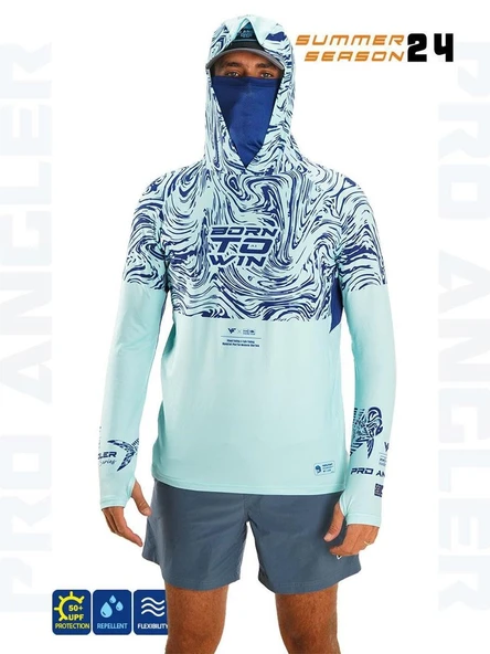 Fujin Pro Angler S24 Buff & Hoodie Izohips Mint - 2