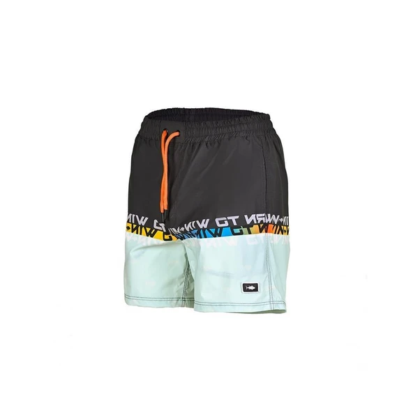 Fujin Pro Angler Short Mayo Anthracite Turquoise - Resim 4